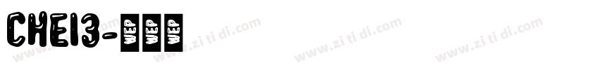 CHei3字体转换