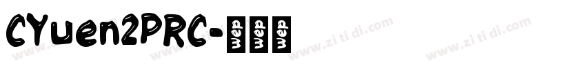 CYuen2PRC字体转换