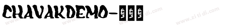 CHavaKDEMO字体转换