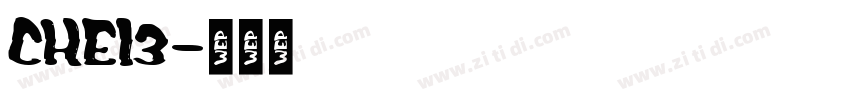 CHei3字体转换
