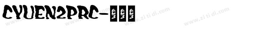 CYuen2PRC字体转换