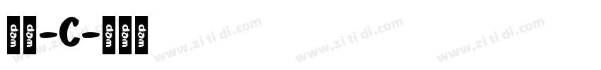 微黑-C字体转换