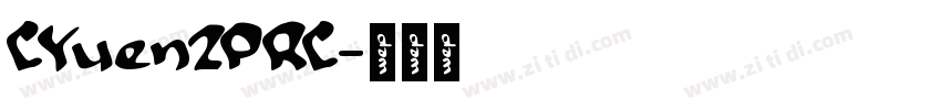 CYuen2PRC字体转换