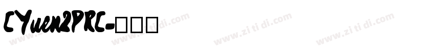 CYuen2PRC字体转换