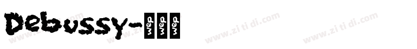 Debussy字体转换