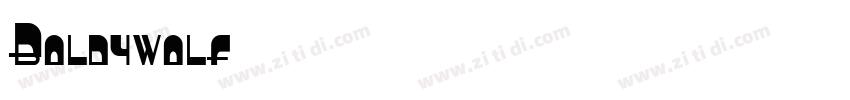 Boldywolf字体转换