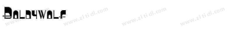 Boldywolf字体转换