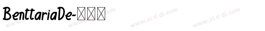 BenttariaDe字体转换