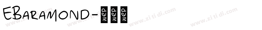 EBaramond字体转换