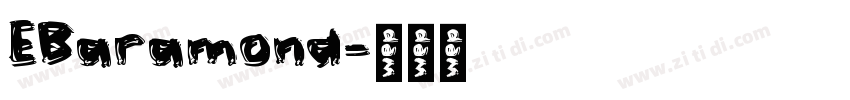 EBaramond字体转换