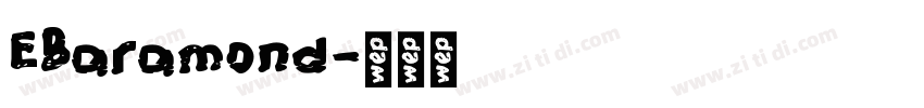 EBaramond字体转换