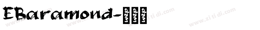 EBaramond字体转换