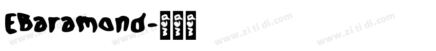 EBaramond字体转换