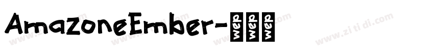 AmazoneEmber字体转换