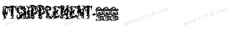 FTsupplement字体转换