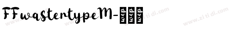 FFwastertypeM字体转换
