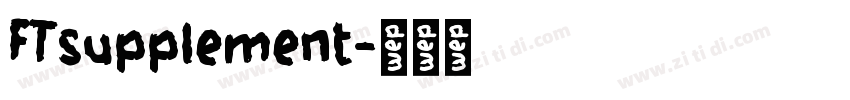 FTsupplement字体转换