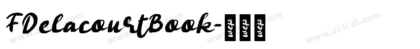 FDelacourtBook字体转换