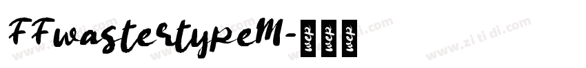 FFwastertypeM字体转换