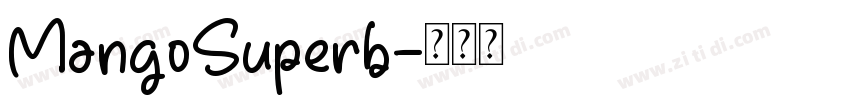 MangoSuperb字体转换