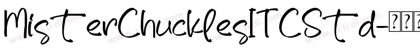 MisterChucklesITCStd字体转换