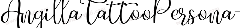 AngillaTattooPersona字体转换