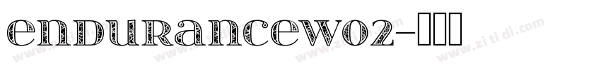 EnduranceW02字体转换