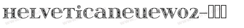 helveticaneueW02字体转换