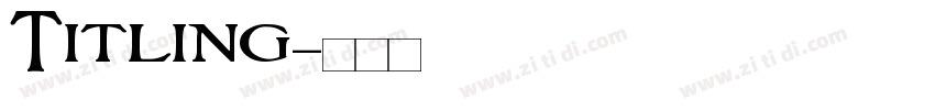 Titling字体转换