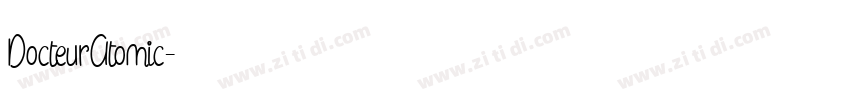 DocteurAtomic字体转换