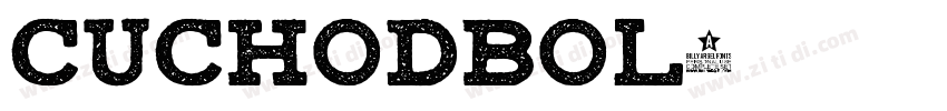 CuchodBol字体转换