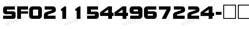 SF0211544967224字体转换