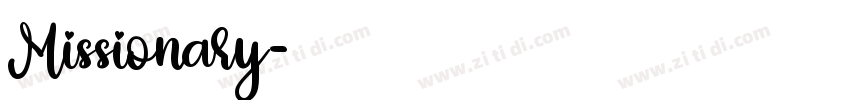 Missionary字体转换