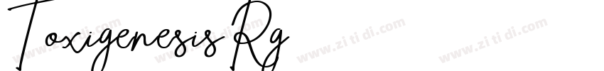 ToxigenesisRg字体转换