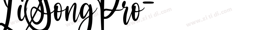 LiSongPro字体转换