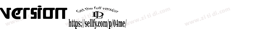 Version字体转换