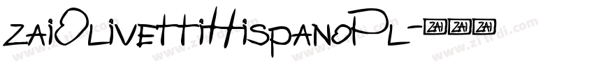 zaiOlivettiHispanoPl字体转换