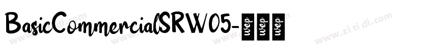 BasicCommercialSRW05字体转换