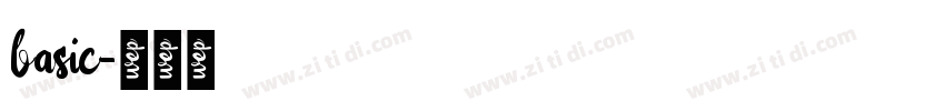 basic字体转换