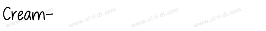 Cream字体转换