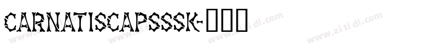 CarnatiSCapsSSK字体转换