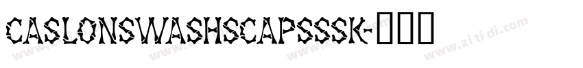CaslonSwashSCapsSSK字体转换