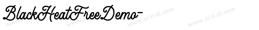 BlackHeatFreeDemo字体转换