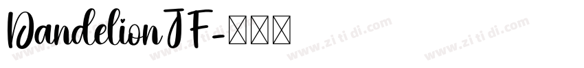 DandelionJF字体转换