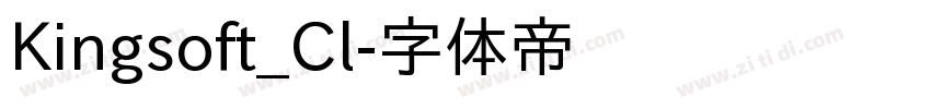 Kingsoft_Cl字体转换