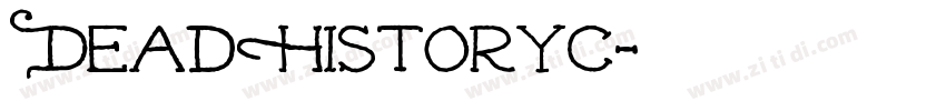 DeadHistoryC字体转换
