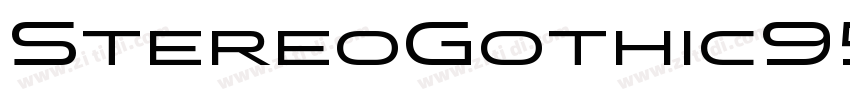 StereoGothic950字体转换 StereoGothic950字体转换