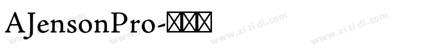 AJensonPro字体转换