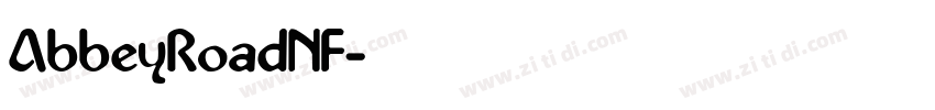 AbbeyRoadNF字体转换
