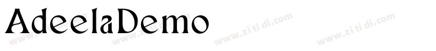 AdeelaDemo字体转换